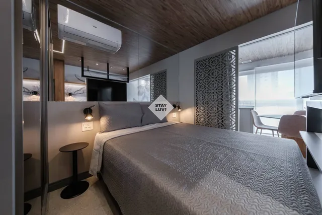 Studio mobiliado para temporada em Jardim das Acácias, São Paulo, Studio Alto Luxo · Air Brooklin