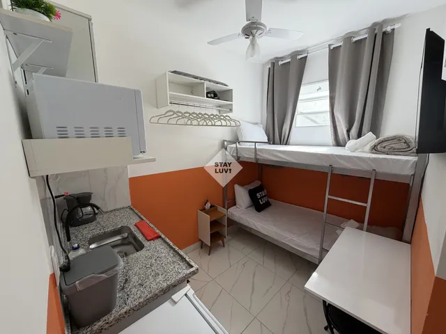 Suíte mobiliado para temporada em São Paulo, Belenzinho Quarto · un. 19