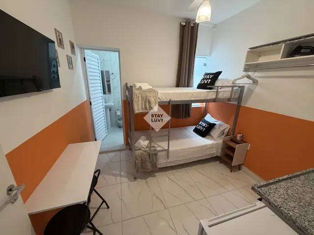 Suíte mobiliado para temporada em São Paulo, Belenzinho Quarto · un. 22