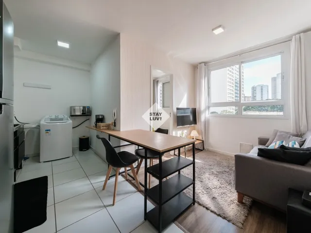 Apartamento mobiliado para temporada em São Paulo, Go Balkon Brooklin · un. 703A