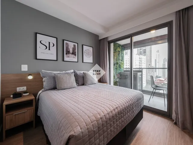 Departamento para estadías cortas en São Paulo, Rbs700-504